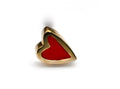 PUPIL HALL 14k Yellow Gold- ENAMEL HEART
