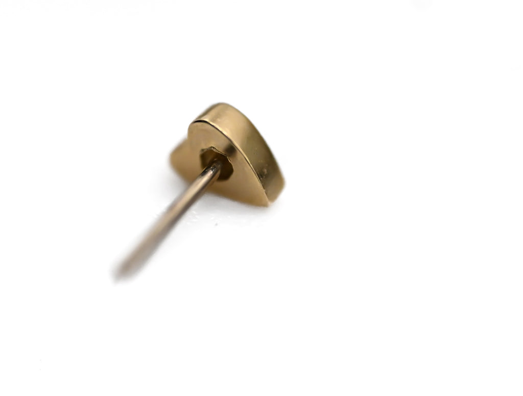 PUPIL HALL 14k Yellow Gold- ENAMEL HEART