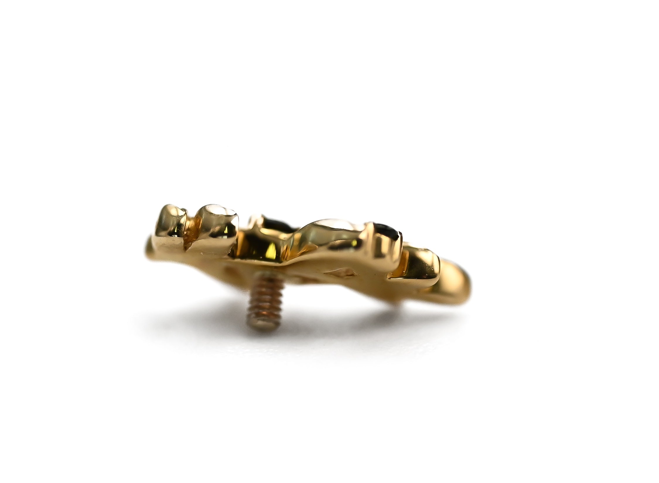BVLA JESSAMINE- 14k Yellow Gold- GREEN TOURMALINE (14g)