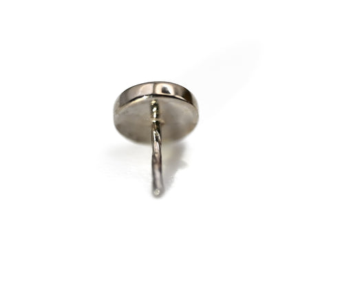 BVLA BUTTON 4mm- 14k White Gold