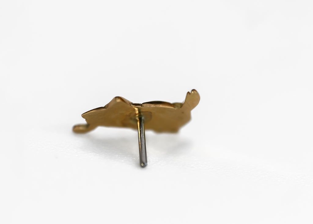 KIWI GRASSHOPPER- 15k Yellow Gold