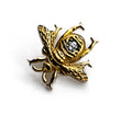 BVLA BUMBLE BEE- 14k Yellow Gold- DIAMOND (16g)