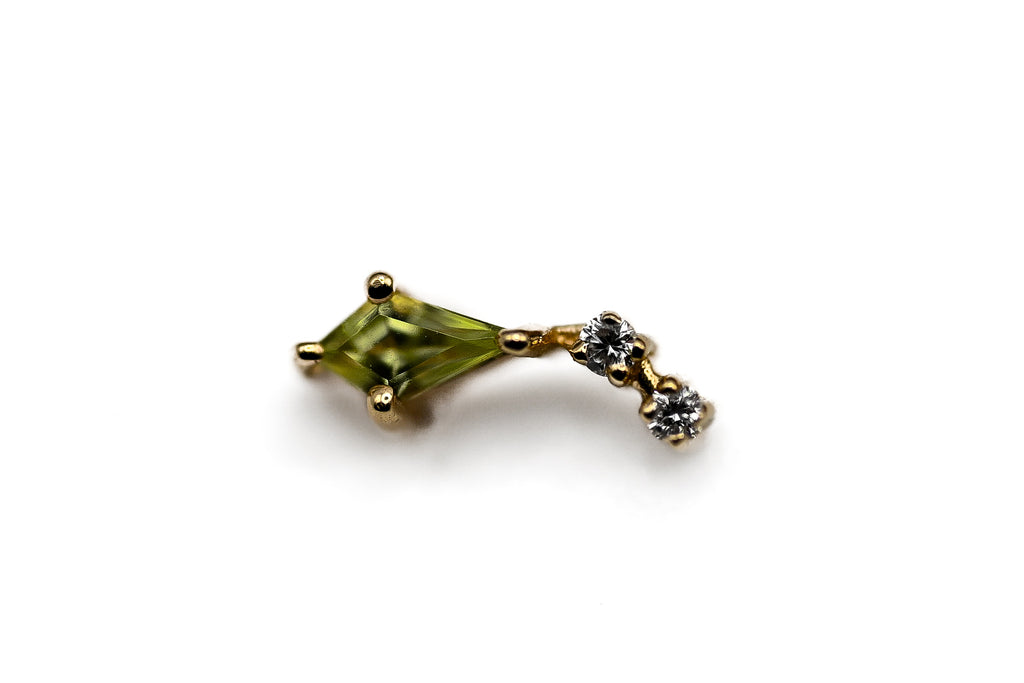 BVLA ALOFT KITE- 14k Yellow Gold- PERIDOT