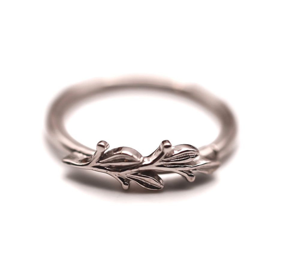 BVLA AMITY- 14k White Gold- 16g Seam Ring