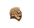 KIWI MICTLANTECUHTLI SKULL- 15k Yellow Gold- 14g