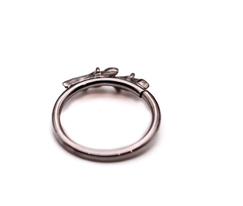 BVLA AMITY- 14k White Gold- 16g Seam Ring