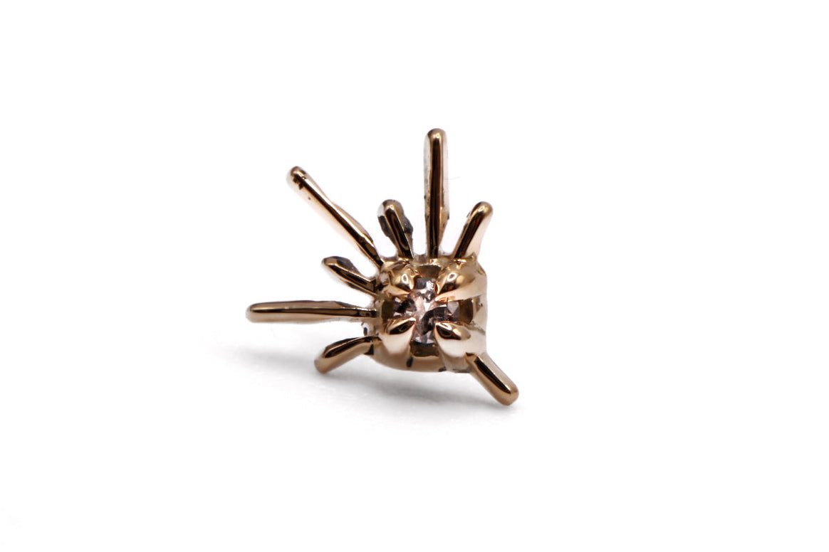 KIWI SUN RAYS- 15k Yellow Gold- DIAMOND