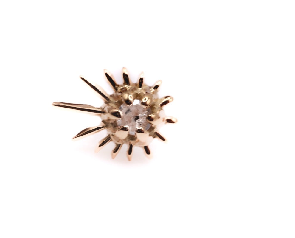 KIWI SUN RAYS- 15k Yellow Gold- DIAMOND