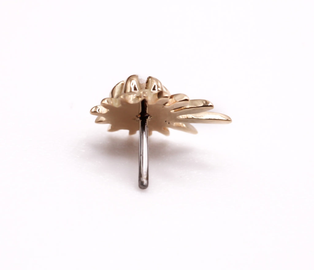 KIWI SUN RAYS- 15k Yellow Gold- DIAMOND