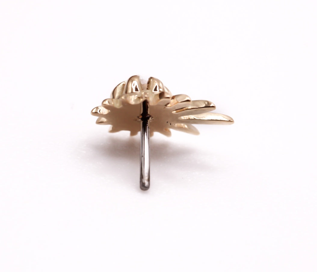 KIWI SUN RAYS- 15k Yellow Gold- DIAMOND