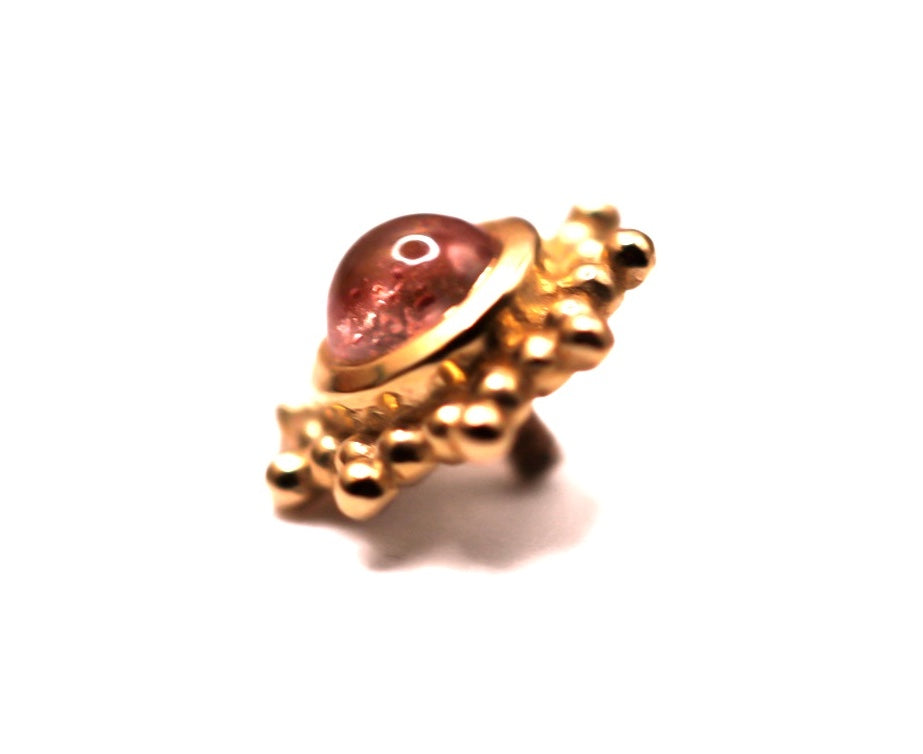 BVLA THURSDAY 8.5mm- 14k Yellow Gold- Copper Rutilated Quartz (16g)
