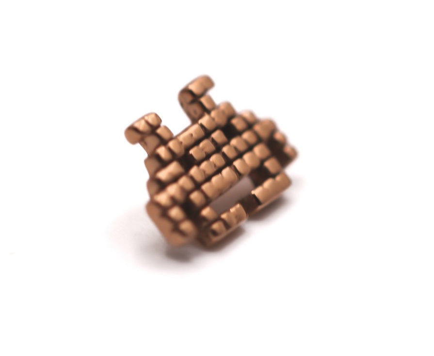 BVLA ATARI- 14k Rose Gold- SPACE INVADER (14g)
