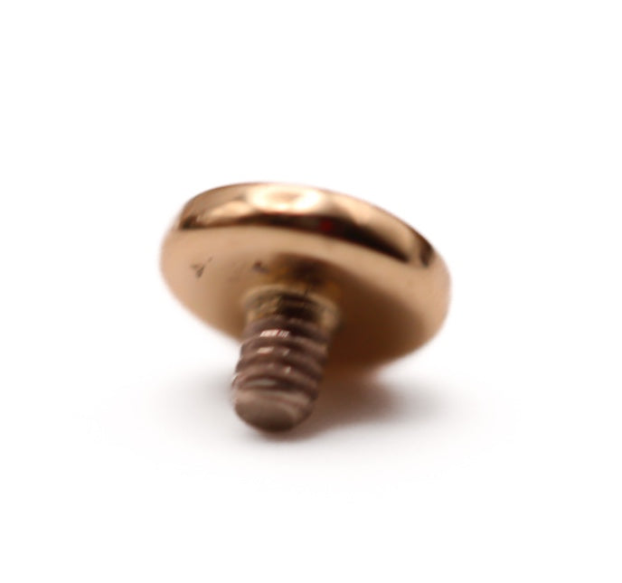 BVLA BUTTON 4mm- 14k Yellow Gold- (14g)
