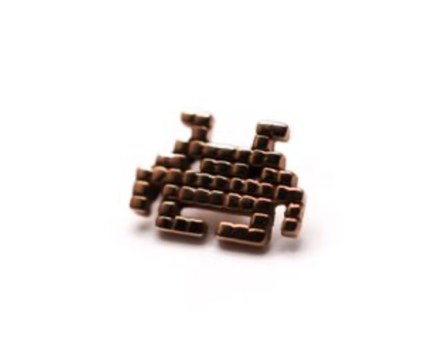 BVLA 14k Rose Gold -ATARI SPACE INVADER (14g)
