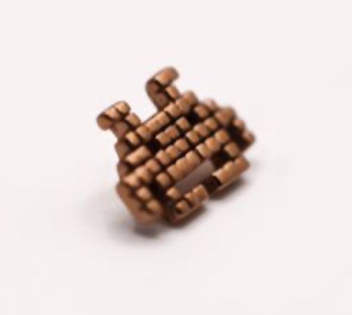 BVLA 14k Rose Gold -ATARI SPACE INVADER (14g)