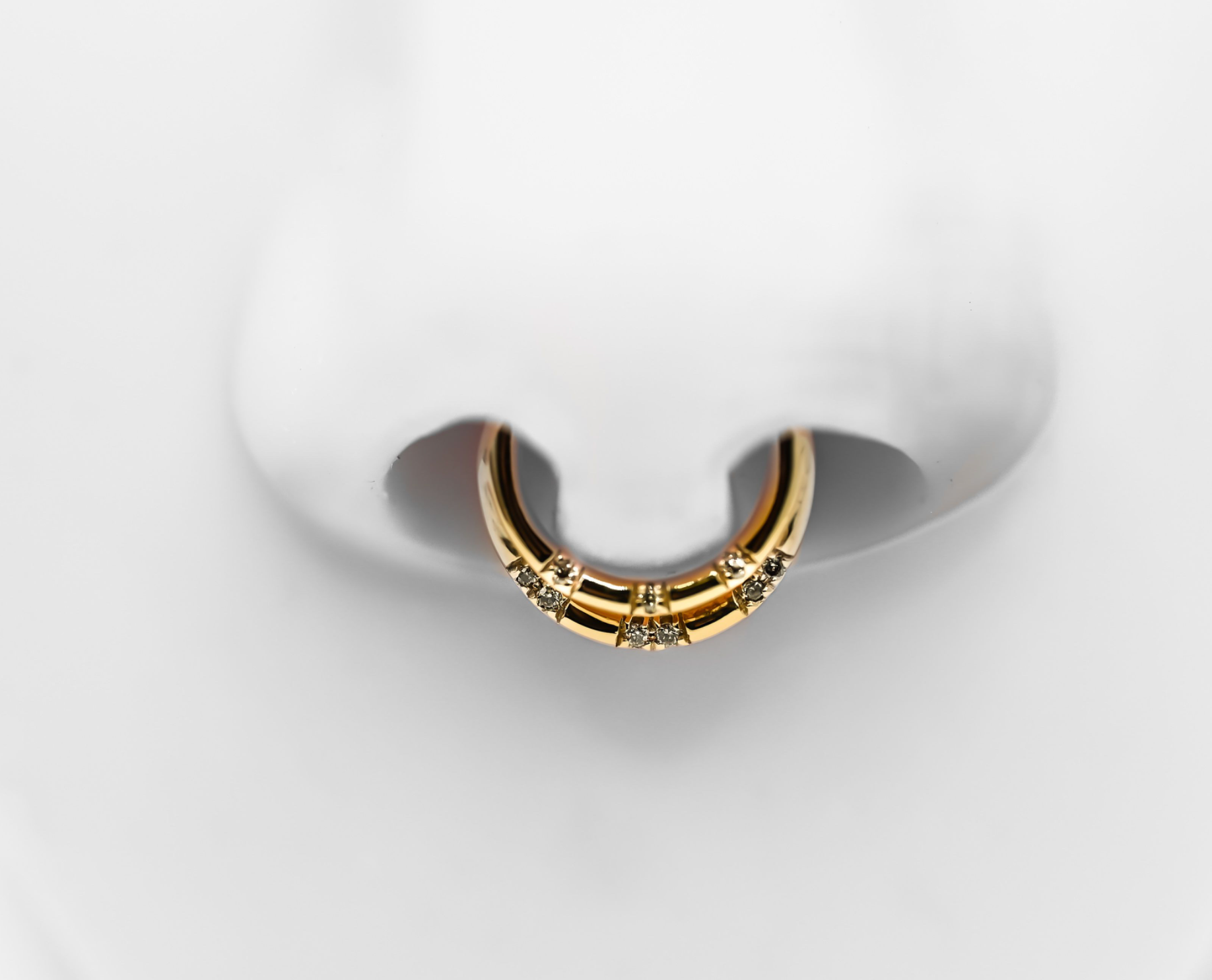 PUPIL HALL CRIMINALLY HUMBLE -14k Yellow Gold-HINGED RING