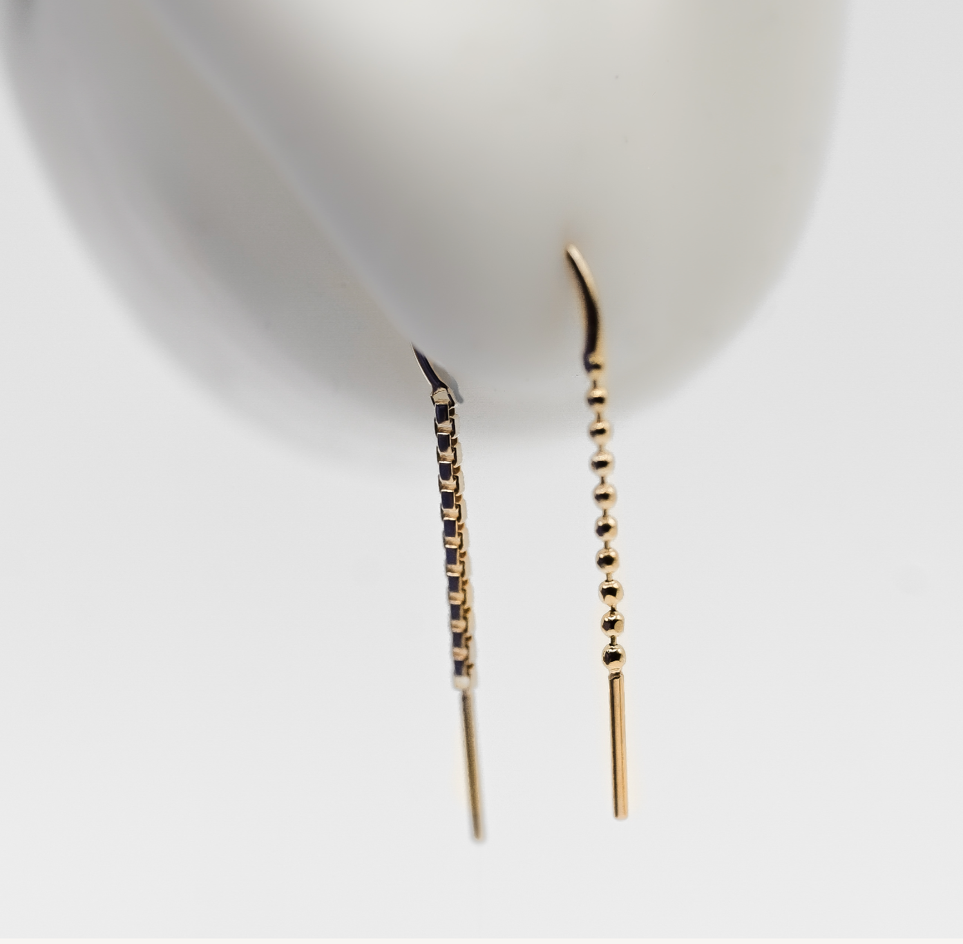 PUPIL HALL 14k Yellow Gold-BADA BEAUTY Threader