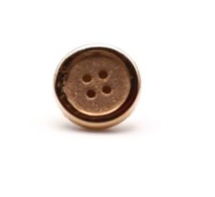 BVLA 14k Yellow Gold BUTTON- 4mm
