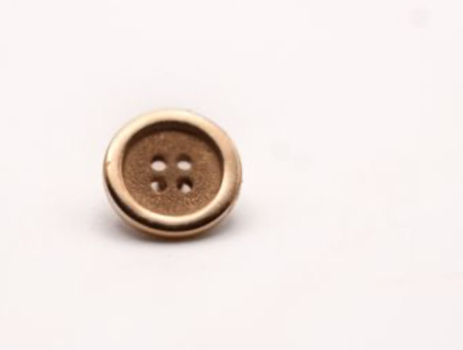 BVLA 14k Yellow Gold BUTTON- 6mm (14g)