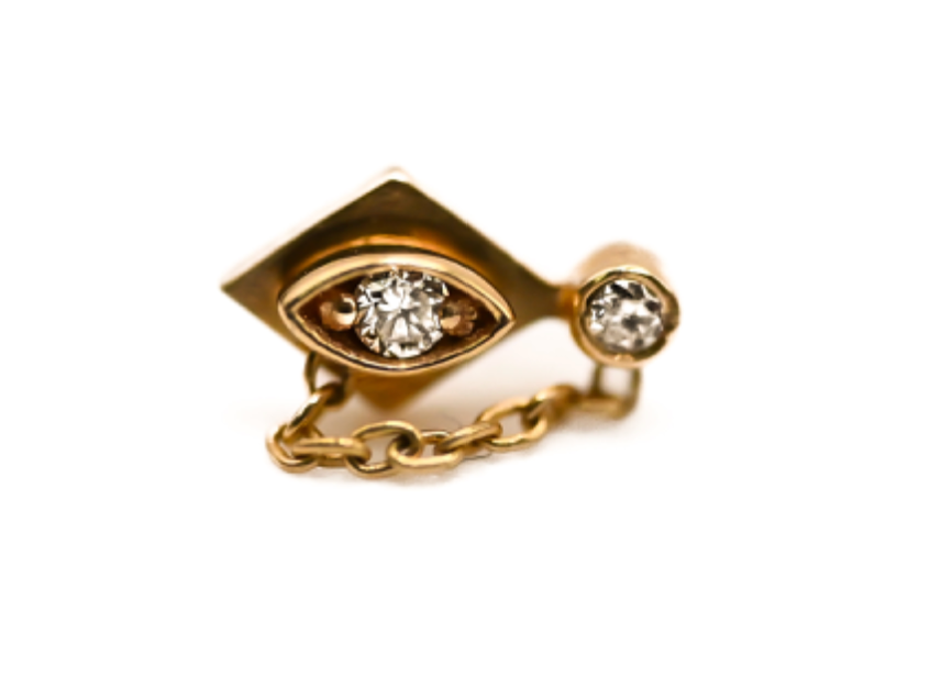 PUPIL HALL WANT -14k Yellow Gold- DIAMOND