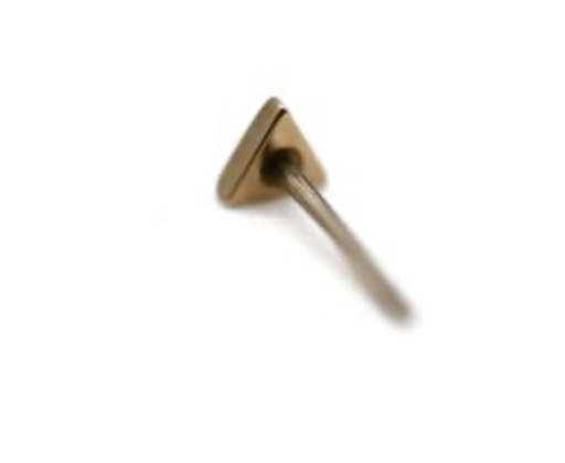 PUPIL HALL 14k Yellow Gold- ENAMEL TRIANGLE