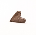 PUPIL HALL TICKER -14k Yellow Gold- TEXTURED HEART