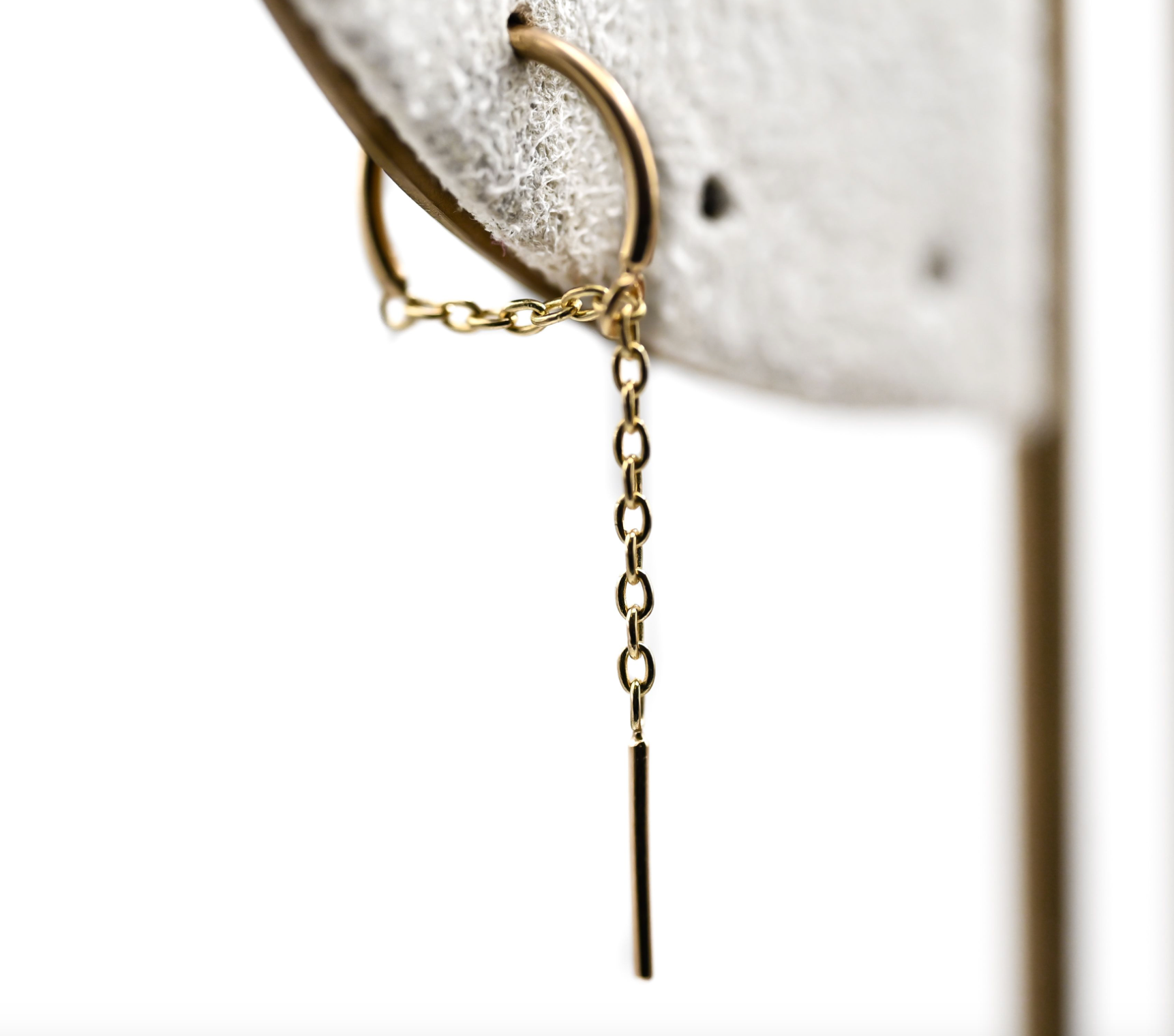 PUPIL HALL 14k Yellow Gold-BADA BEAUTY Threader