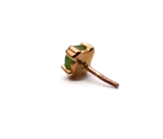 BVLA CAB PRONG -14k Yellow Gold- JADE