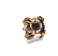 BVLA CAB PRONG -14k Yellow Gold- RAINBOW MOONSTONE