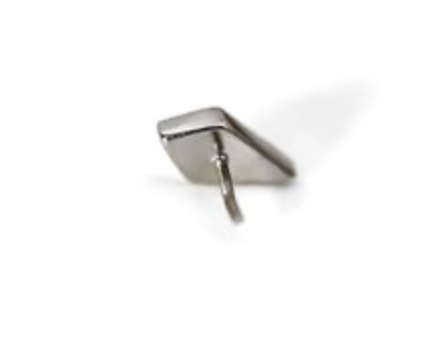 BVLA 14k White Gold KITE- CHRYSOPRASE