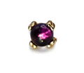 BVLA CAB PRONG- 14k Yellow Gold- AMETHYST