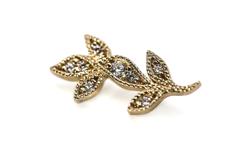 BVLA WISTERIA- 14k Yellow Gold- (16g)